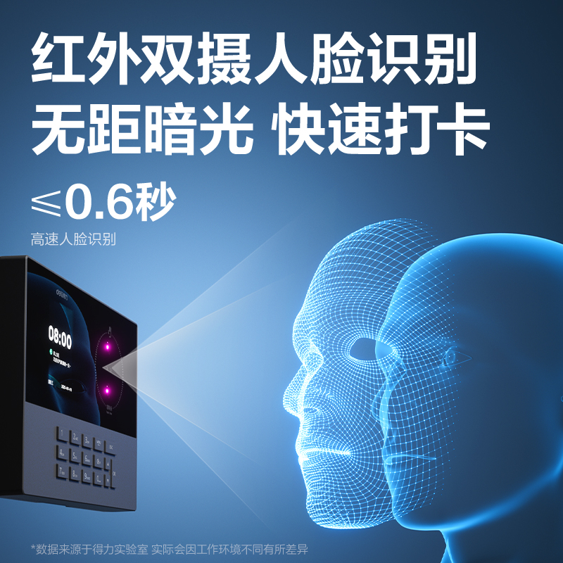 纵横AH11C智能云考勤机(深空灰)(台)