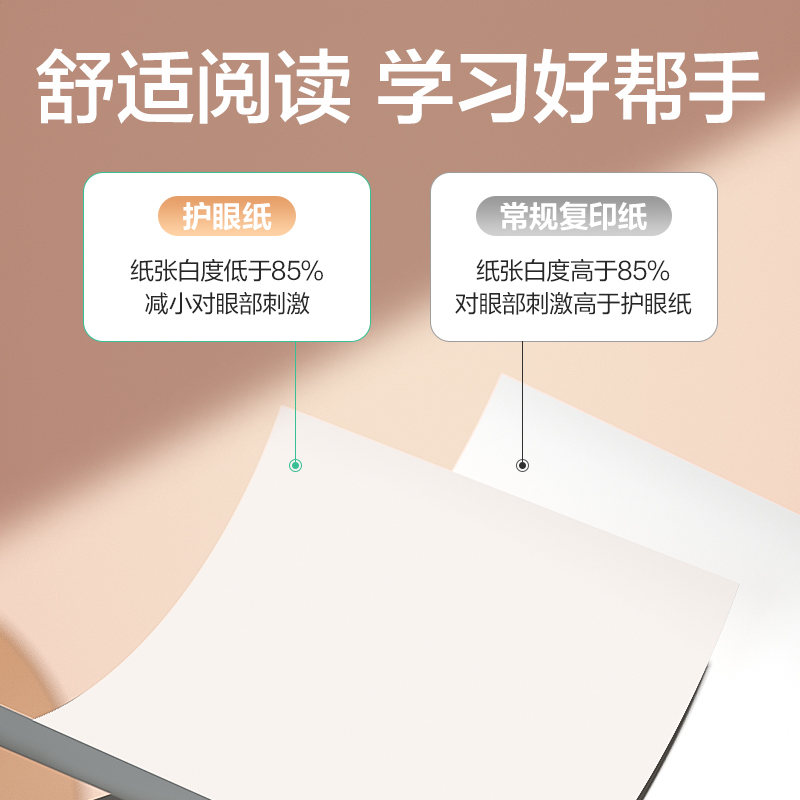 纵横ZF6010多多款护眼复印纸A4-70g-5包(混)(包)