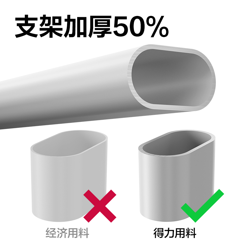 纵横MB654_H型可升降双面白板900*600mm(灰)(块)