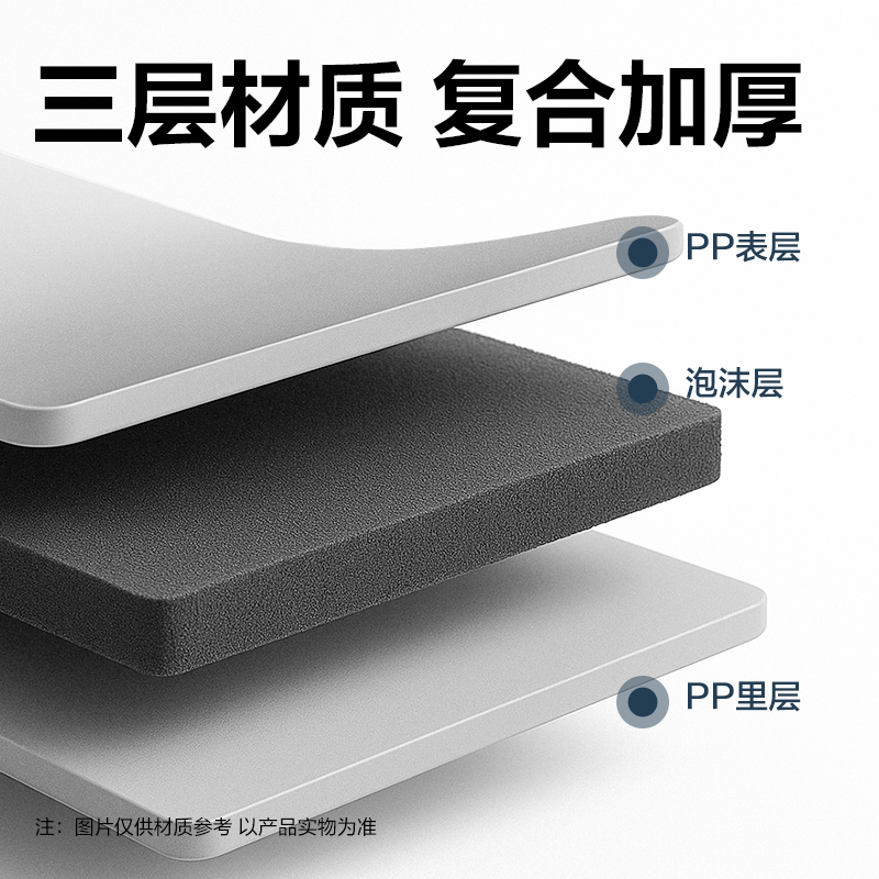 纵横PE132_发泡PP4孔夹(白)(个)