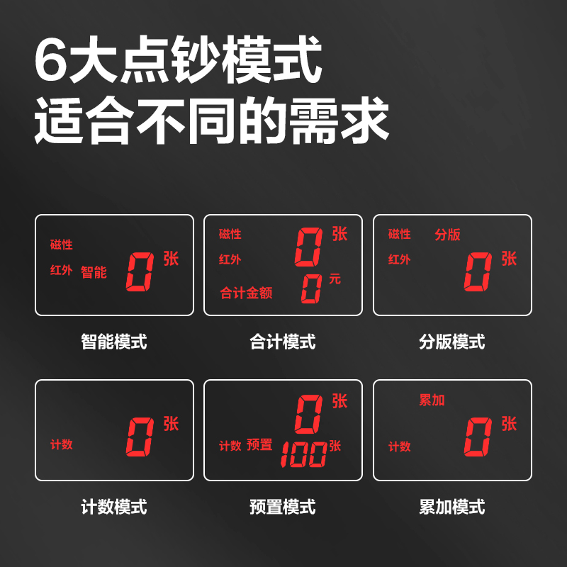 纵横3921点钞机(银灰)(台)