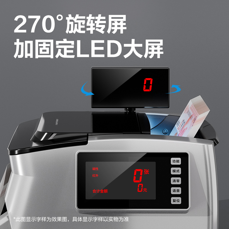 纵横3923点钞机(银)(台)