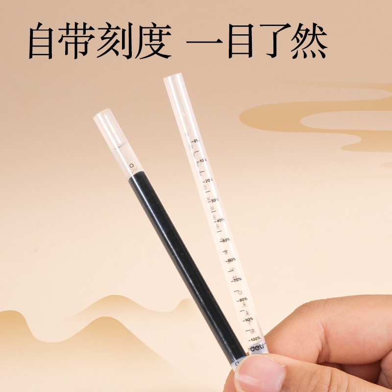 纵横SE191按动笔芯秒干ST头(黑)(10支/袋)