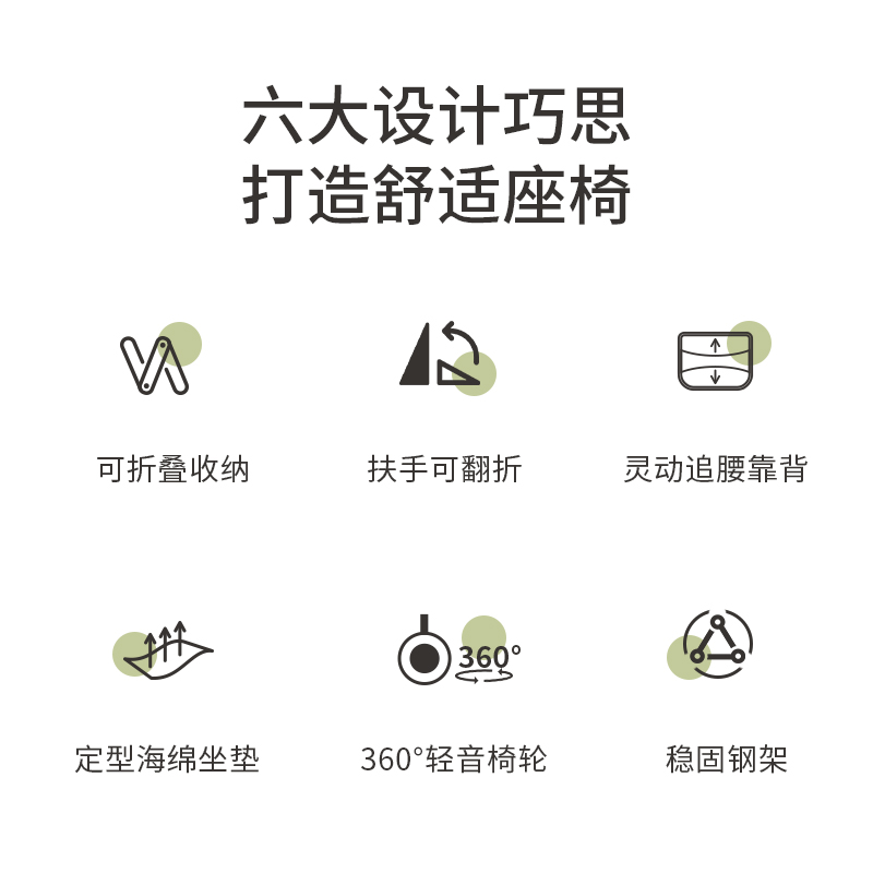 纵横KF265培训椅(黑)(把)