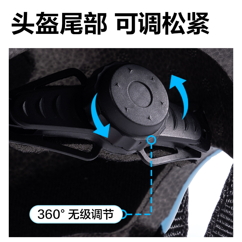 安格耐特FT556-1头盔护具套装(专业款)(蓝色)(套)
