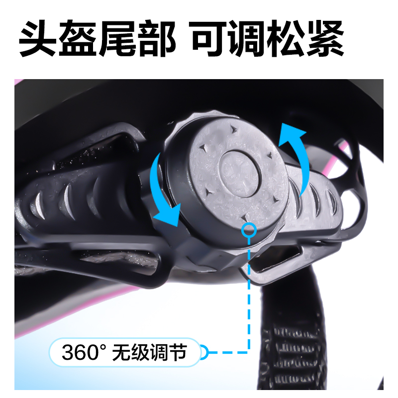 安格耐特FT554-2头盔护具套装(休闲款)(粉色)(套)
