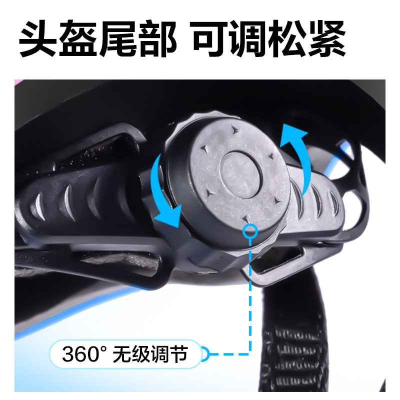安格耐特FT554-1头盔护具套装(休闲款)(蓝色)(套)