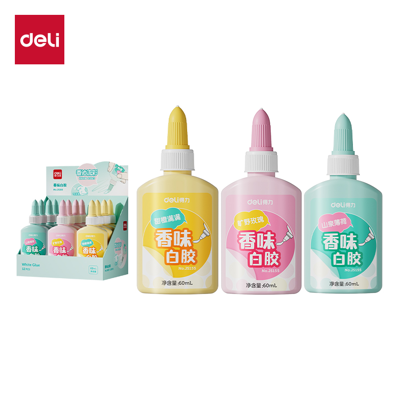 纵横JS155彩色香味白胶PVAC(混)(60ml/瓶)
