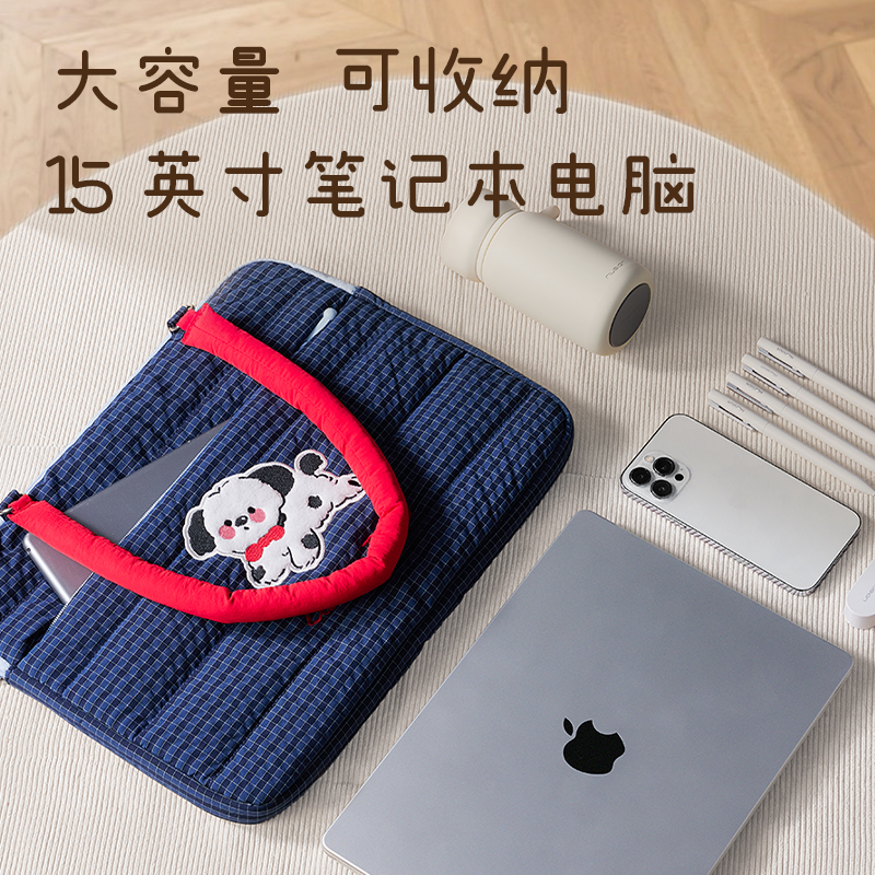 纵横BG198格纹系列狗狗电脑包(橙)(个)