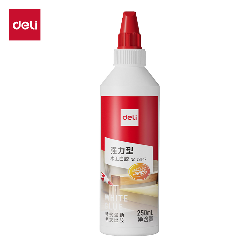 纵横JS147高粘木工白胶PVAC(白色)(250ml/瓶)