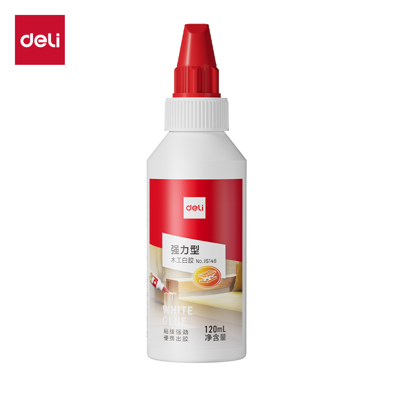 纵横JS146高粘木工白胶PVAC(白色)(120ml/瓶)