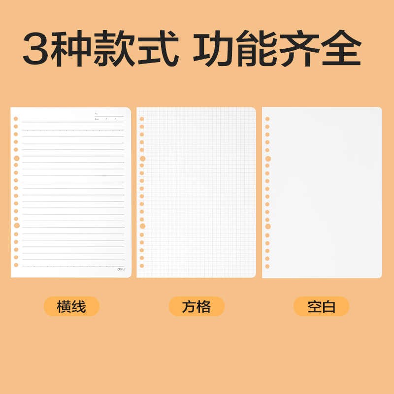 纵横NA580-2活页替芯(方格)(本)