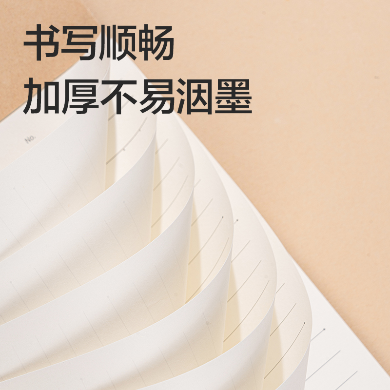 纵横BQ124牛皮纸小条本-248mm*89mm 30张(空白)(本)