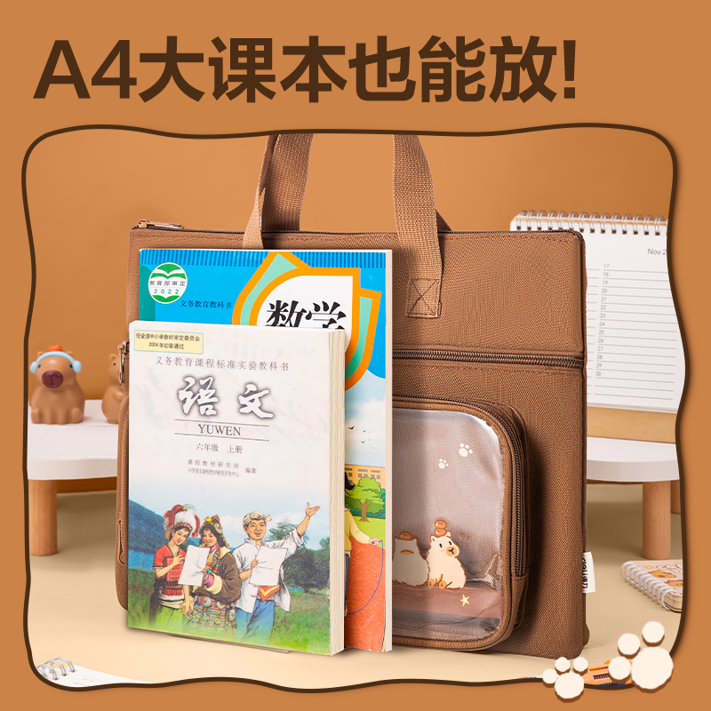 纵横BA205补习袋(深咖)(个)