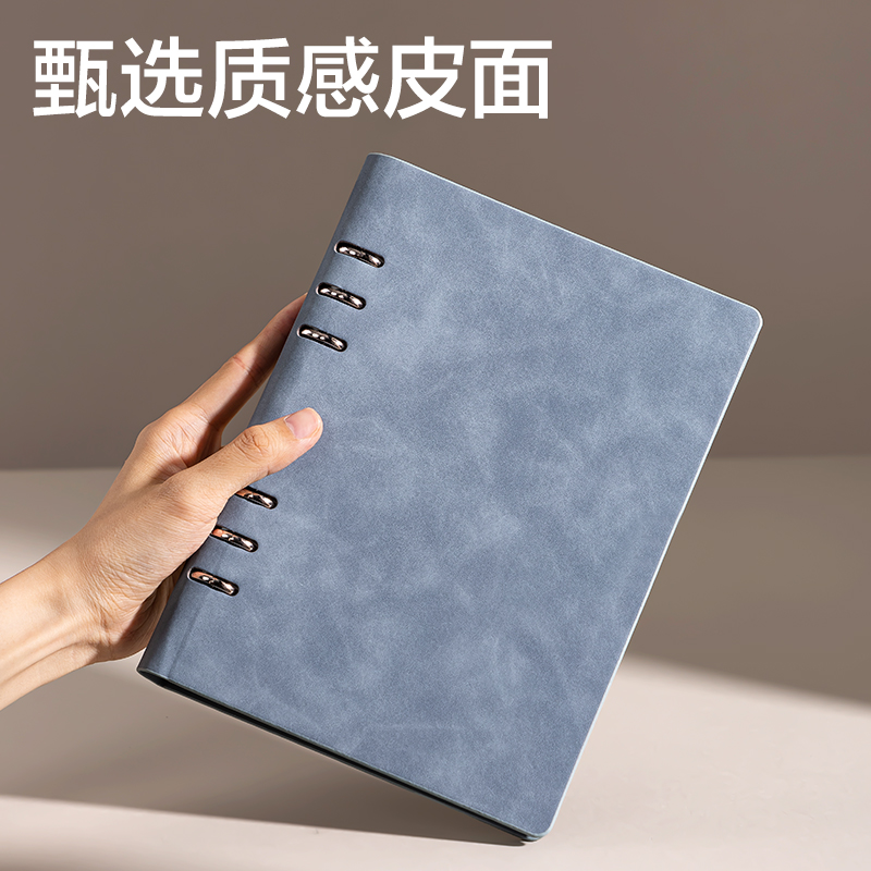 纵横BP160活页皮面本-A5-210x143mm-80张(黑)(本)