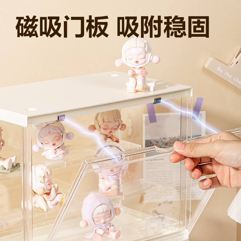 纵横PK156收纳盒(翻盖款)(米白)(个)