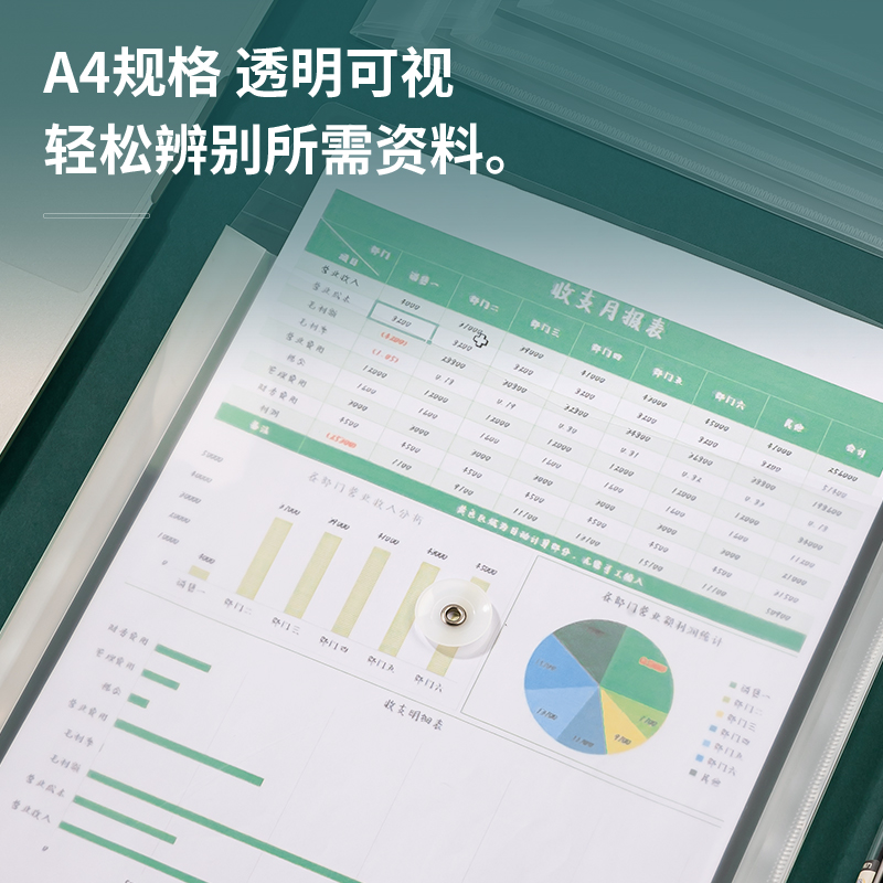 纵横DP070_A4_PP档案袋(透明)(个)