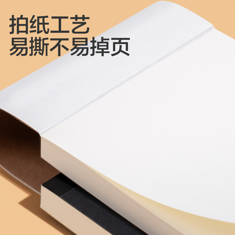 纵横JA6128拍纸本(黑色-空白)(1本/包)