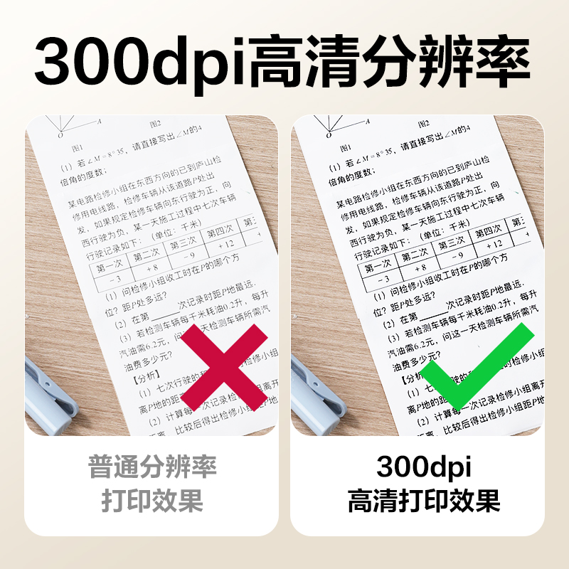 纵横X7 Pro4寸错题打印机108mm(白色)(台)