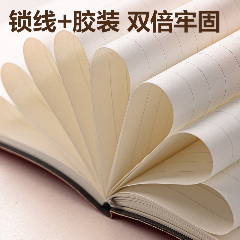 纵横DP402皮面本25K-80张（红色）(本)