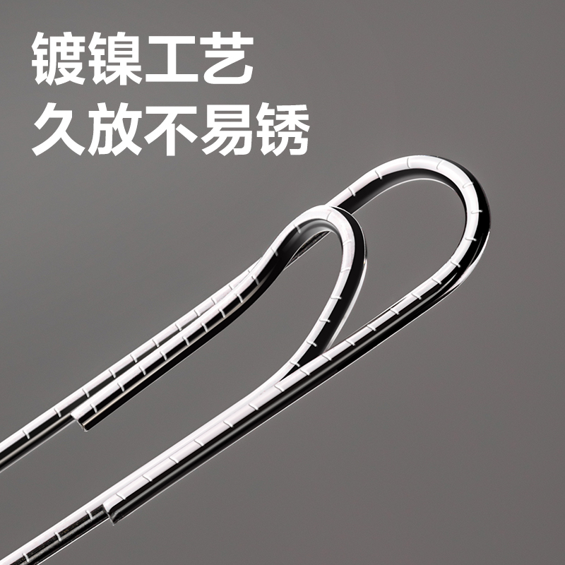 纵横DP717防滑回形针3#(银)(100枚/盒)
