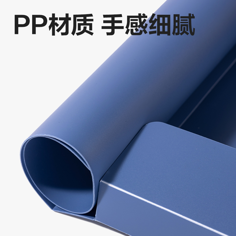 纵横PA125折叠档案盒(灰蓝)(10个/包)