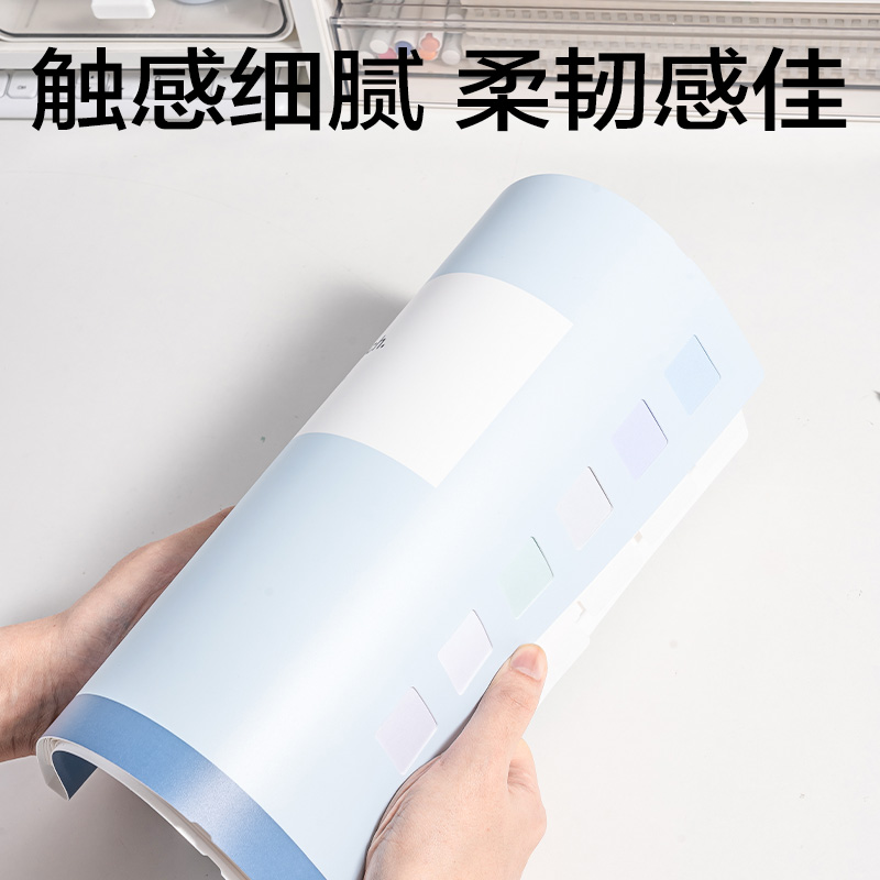 纵横PQ339趣存A4_PP分类资料册(蓝)(个)