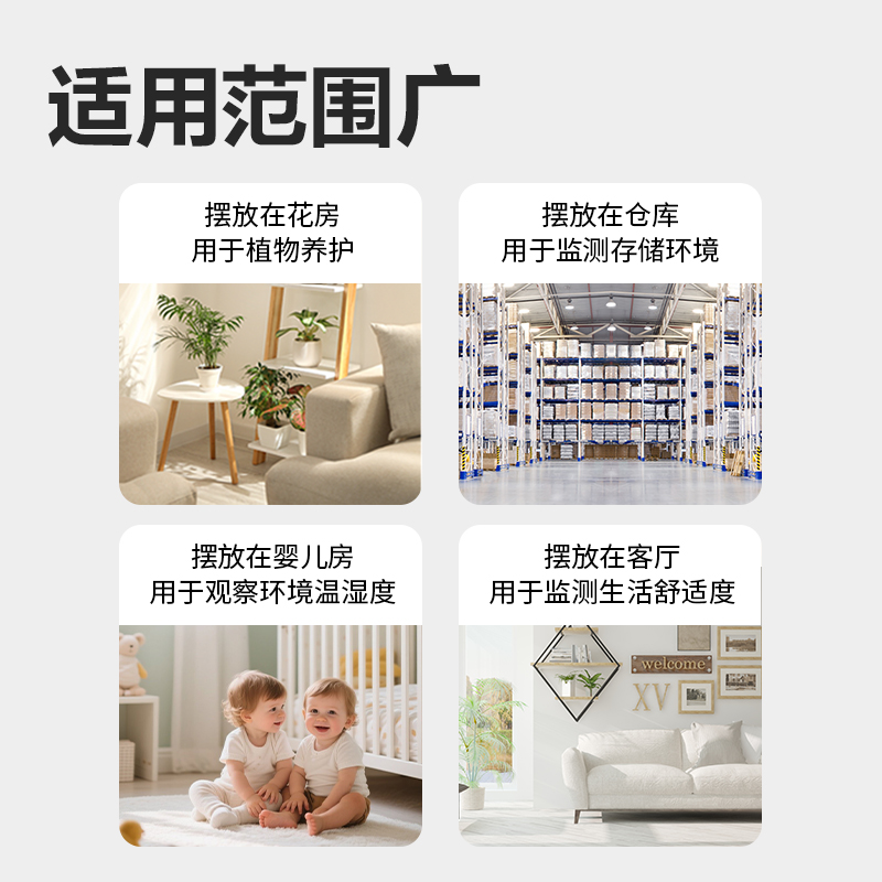 纵横LE525电子温湿度计(白)(台)