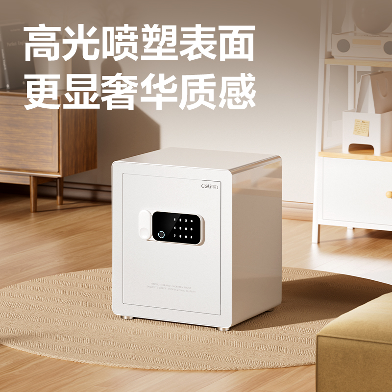 纵横AE640-Z指纹密码保管箱H450(白色)(台)