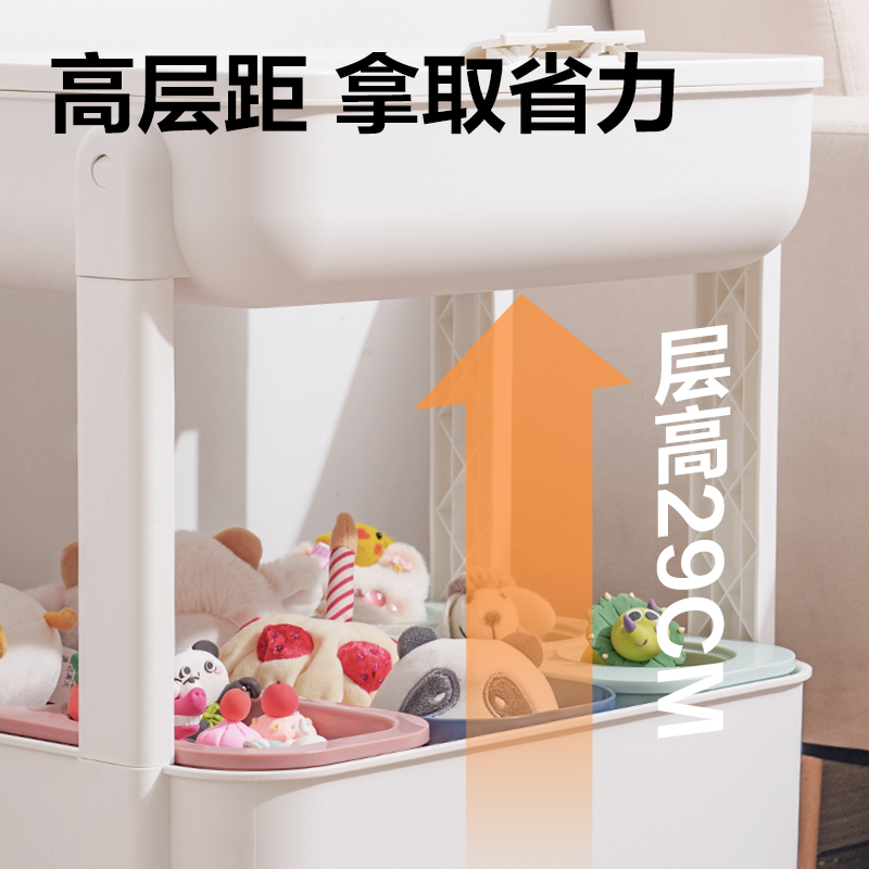 纵横XDM100双层小推车(白)(套)