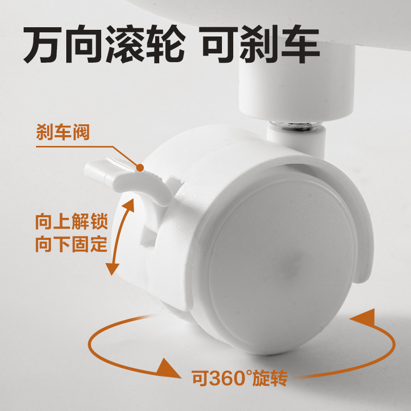 纵横XDM100双层小推车(白)(套)