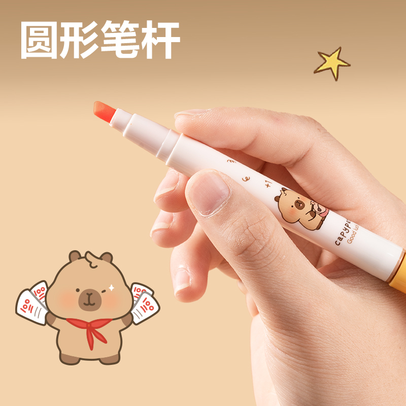 纵横BL004卡皮巴拉荧光笔(混)(盒)