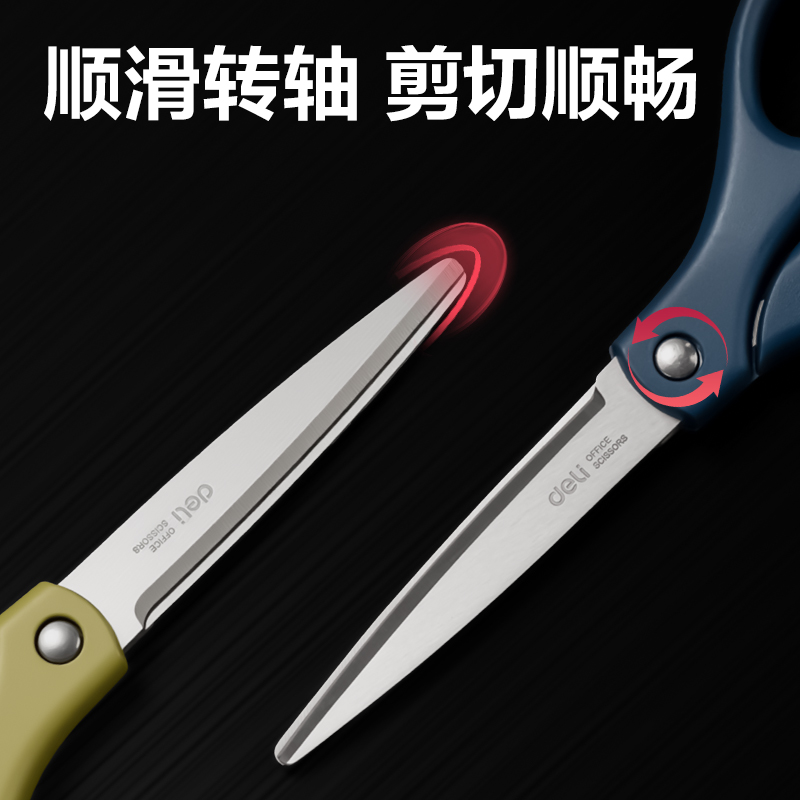纵横6091人机办公剪刀180MM(黑)(把)