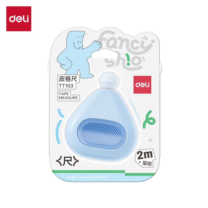 纵横TT103潮萌皮卷尺2m(蓝)(个)