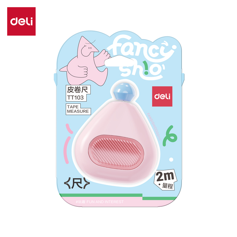 纵横TT103潮萌皮卷尺2m(粉)(个)