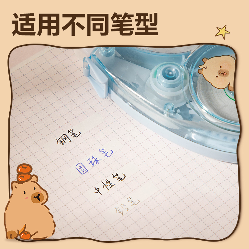 纵横BL109卡皮巴拉修正带套装5mm*60m(混)(套)
