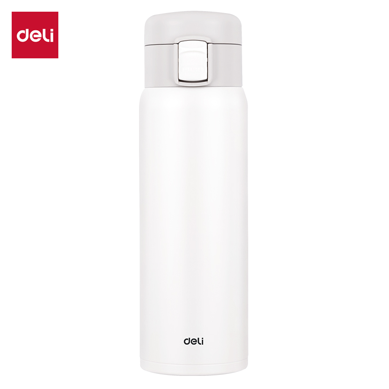 纵横LL625保温杯(弹盖)(480mL)(316内胆)(白色)(彩盒装)