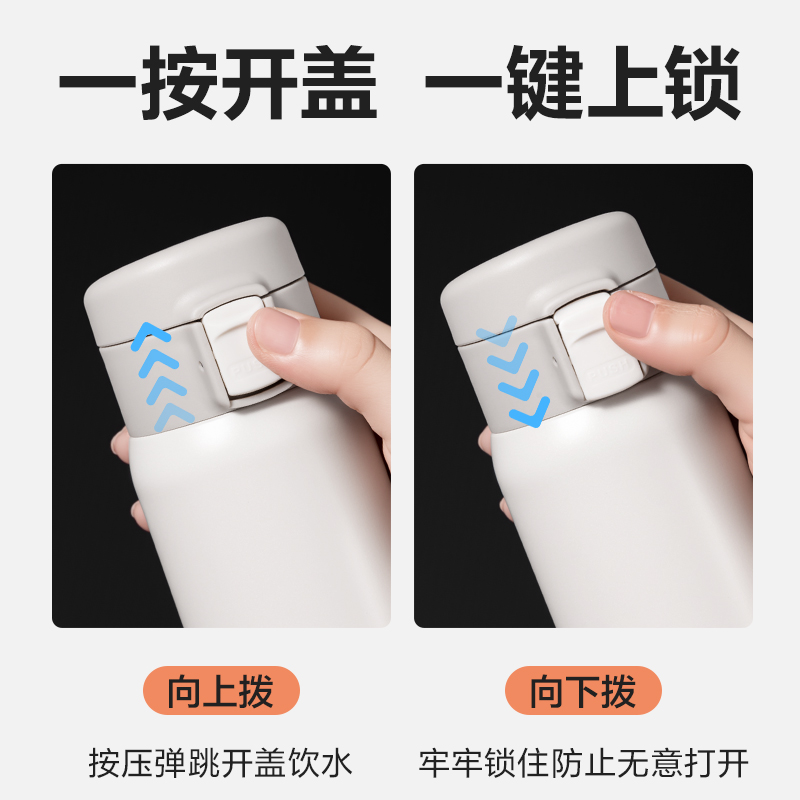 纵横LL625保温杯(弹盖)(480mL)(316内胆)(白色)(彩盒装)