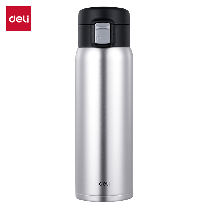 纵横LL625保温杯(弹盖)(480mL)(316内胆)(银色)(彩盒装)