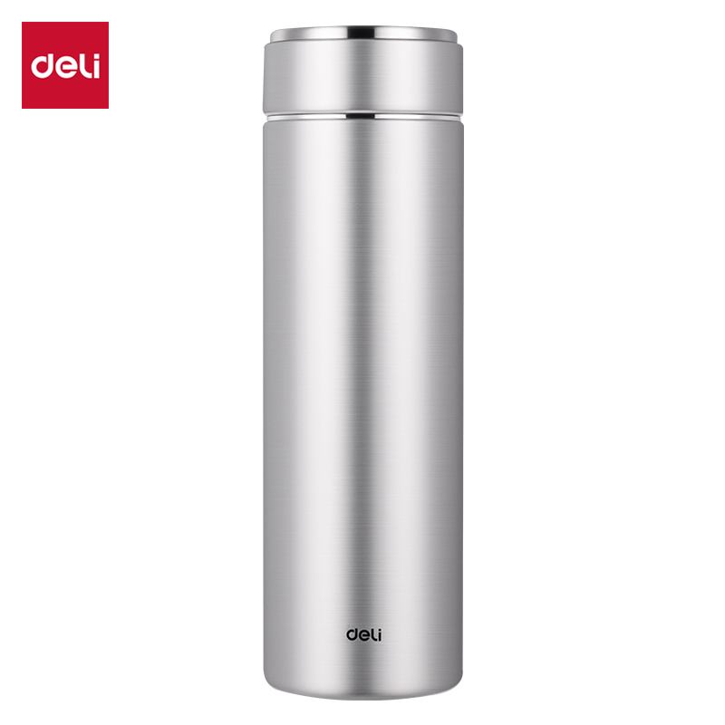 纵横LL626保温杯(旋盖)(500mL)(316L内胆)(银色)(彩盒装)