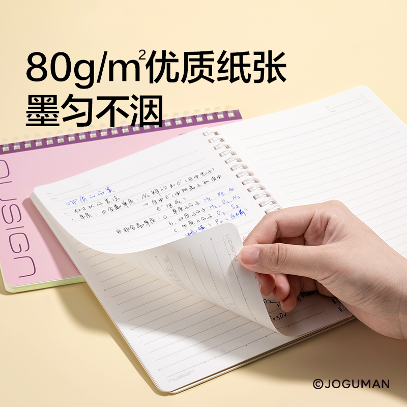 纽赛NS352-Q乔古漫软螺旋本-A5(混色)(60张/本)