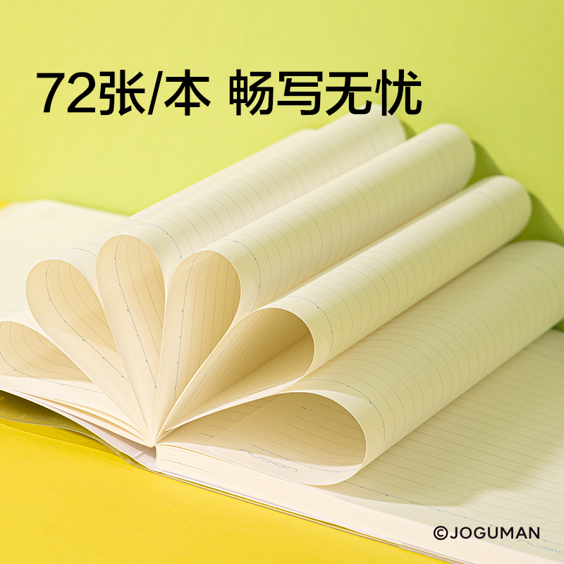 纽赛NS347-Q乔古漫高透胶套本-32K(混色)(72张/本)