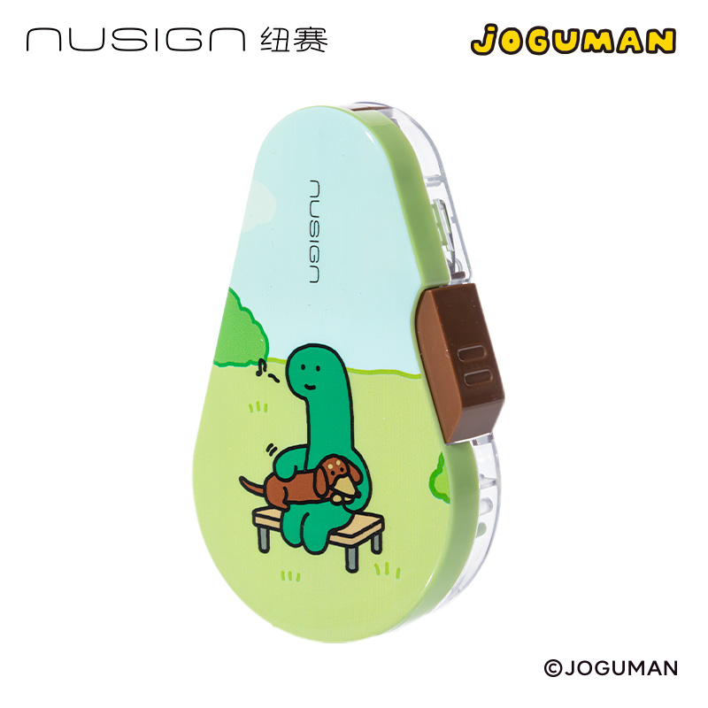 纽赛NS162-Q乔古漫按动密封门修正带5mm*12m(绿)(个)