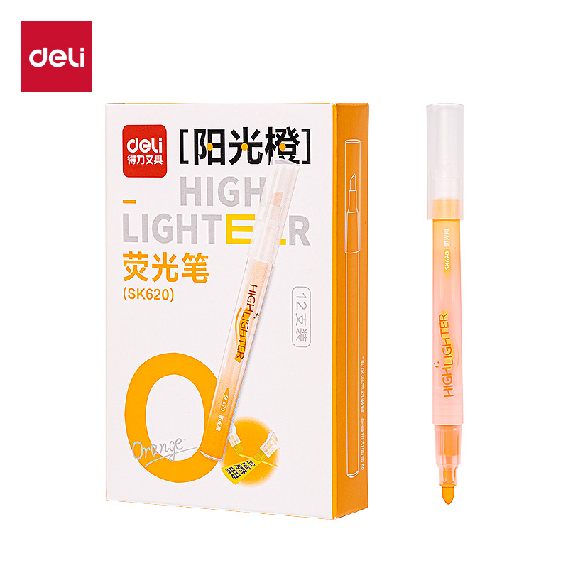 纵横SK620荧光笔荧光色系(橙)(支)