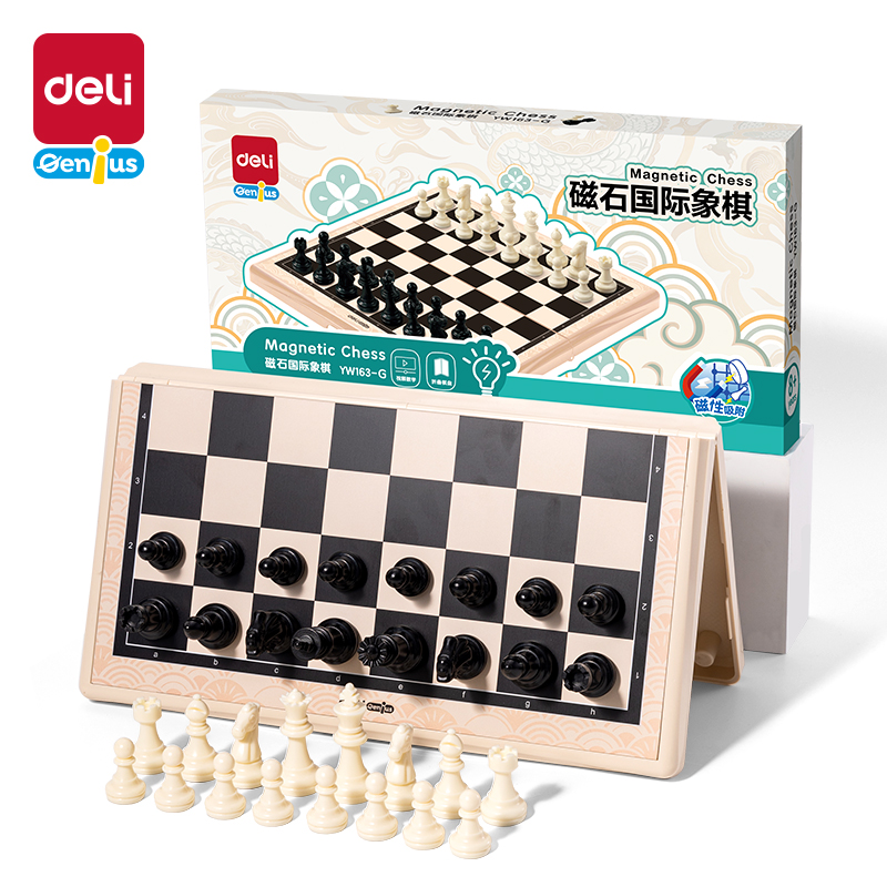 纵横YW163-G磁石国际象棋(混)(盒)
