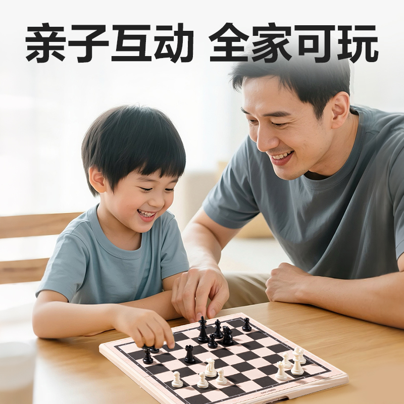 纵横YW164-G磁石国际象棋(混)(盒)