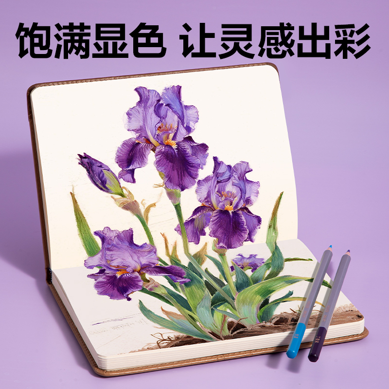 纵横HM459-24可擦彩色铅笔(混)(24色/盒)