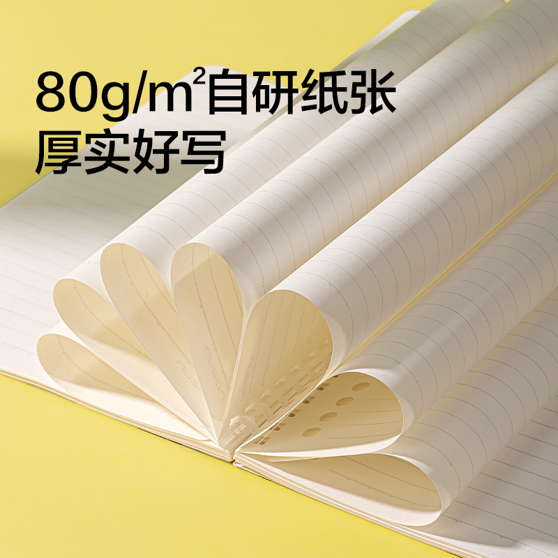 纽赛NS360-A5双孔易撕软螺旋本-60张(混色)(本)