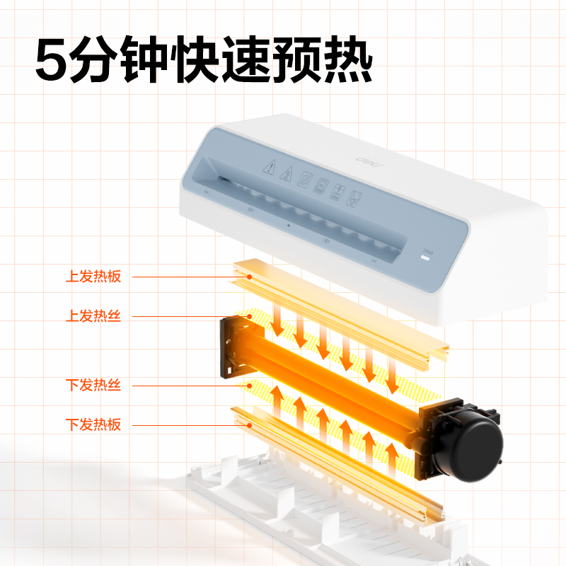 纵横GQ403个人塑封机(蓝)(台)