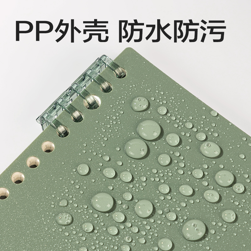 纵横HA5-16上翻可开合活页本PP壳(蓝-可开合)(本)